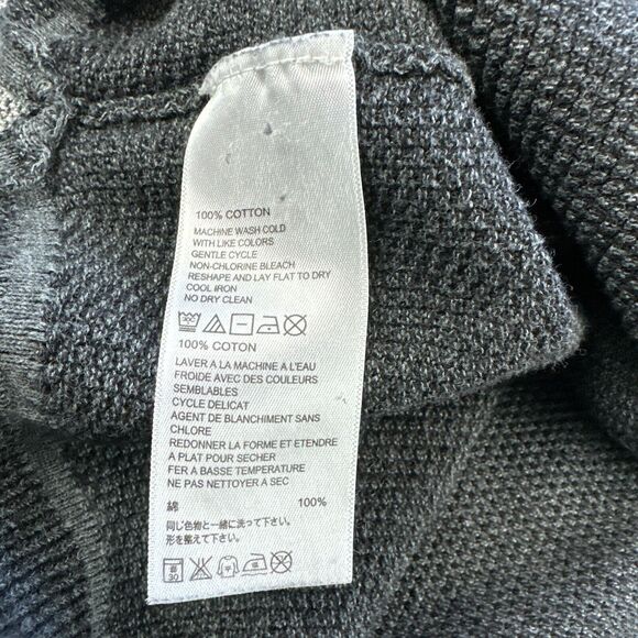 Tommy Bahama Sweater Mens Large Grey Pullover V Neck Textured Comfort Sweatshirt - Picture 5 of 9
